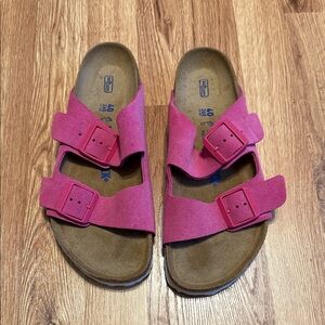 Pink Unisex Birkenstock Sandals